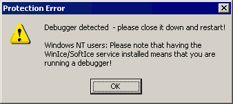[DivX 5.1 anti-debugger dialog]
